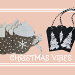 Handmade Christmas Gift Tags Mini Christmas Mugs and Music Christmas Trees