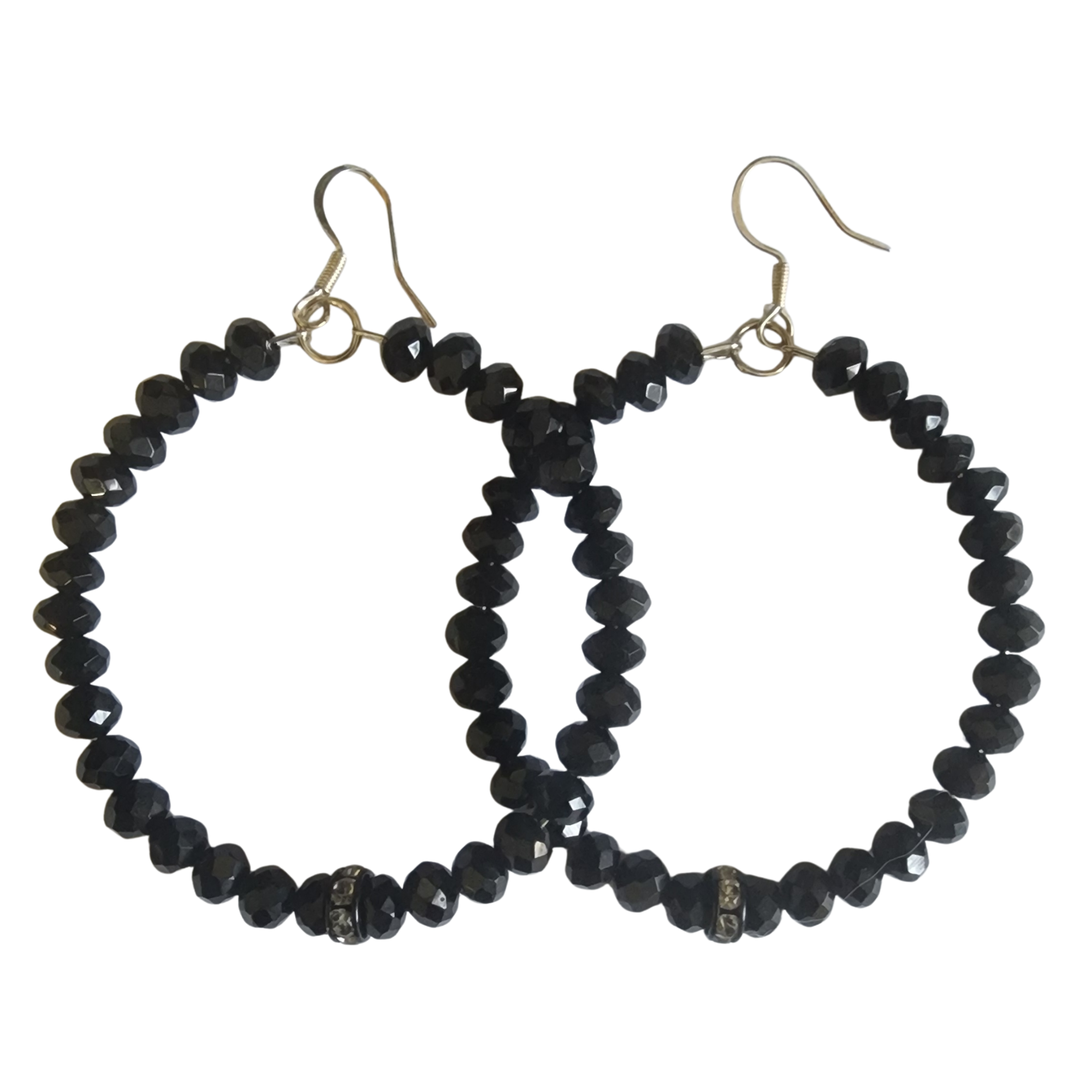 Black Sparkle Earrings