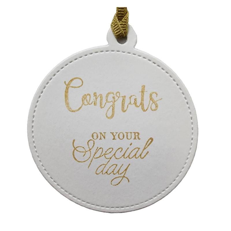 CELEBRATE GOLD FOIL TAG - Image 2