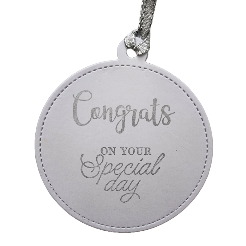 Celebrate Silver Foil Tag - Image 2