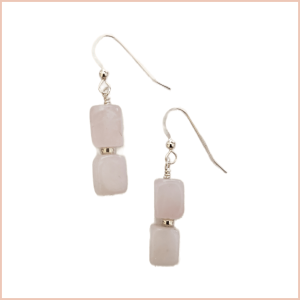 Rose Quartz Dangles