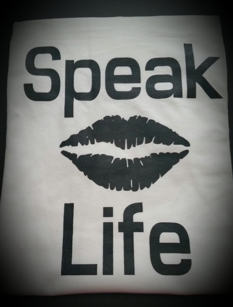 Speak Life T-Shirt Lips - Image 2