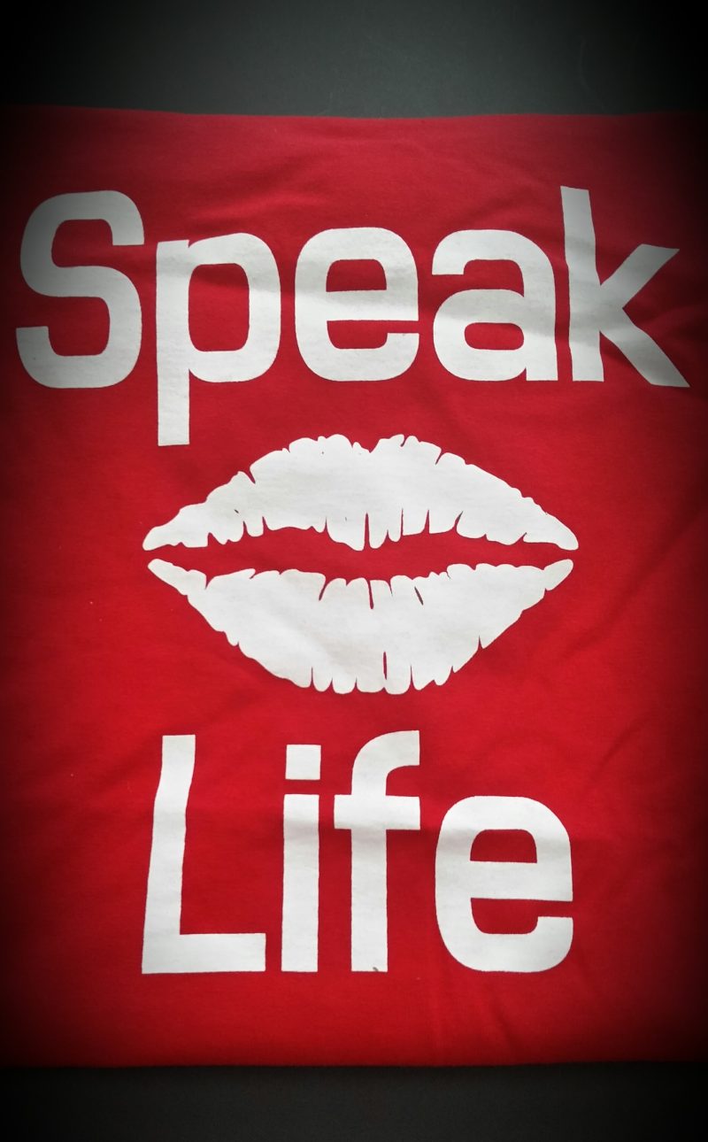 Speak Life T-Shirt Lips - Image 3