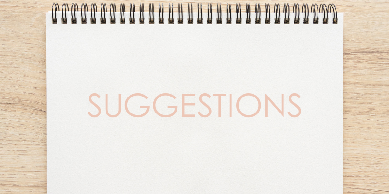 Suggestions