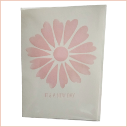 It's A New Day Handmade Blank Notecard 