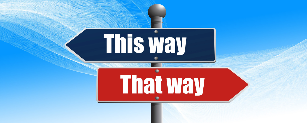 This way or that way signs
