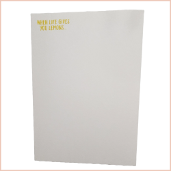 When life gives you lemons blank postcard