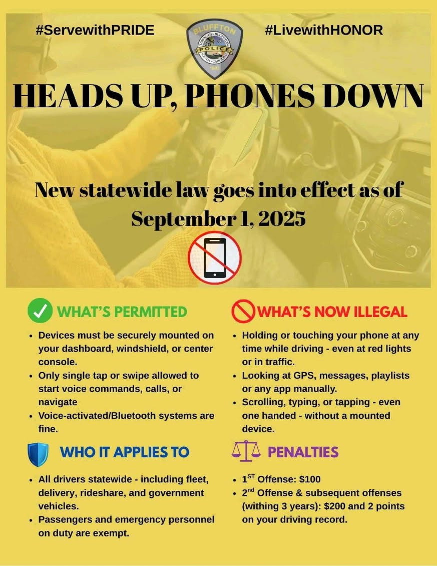 Heads Up. Phones Down Cell Phone Safety Rules