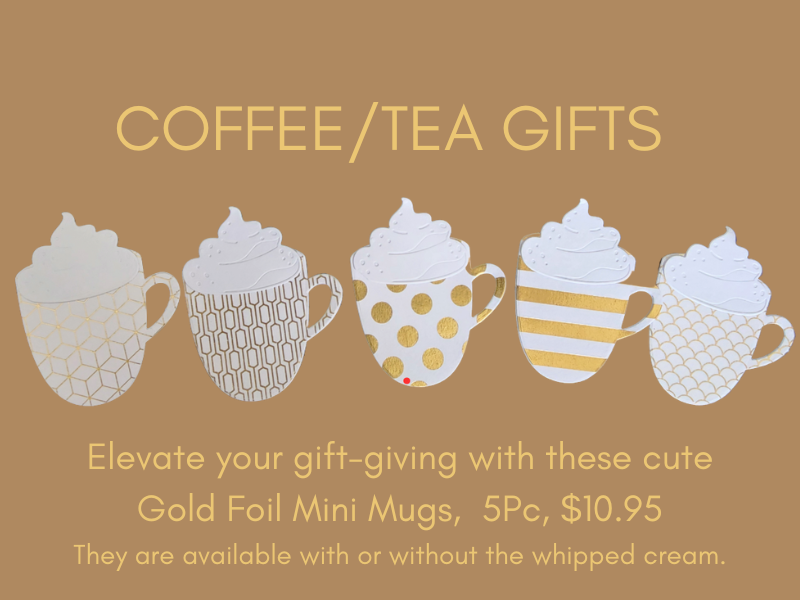 THANKSGIVING GRATITUDE 6 Coffee and tea gift tags