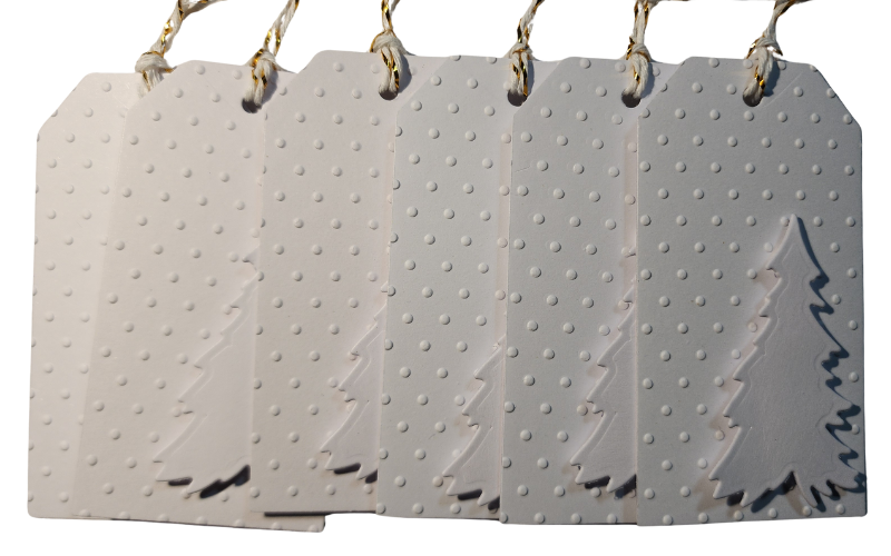 white Christmas Tree 6pc