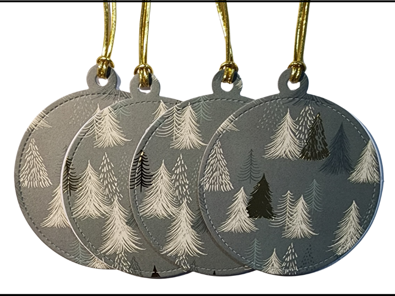 Green Round Tree Tag