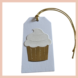 Cupcake Gold Foil