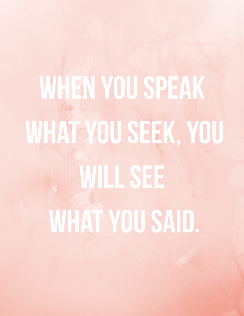 POWERFUL WORDS | THE IMPACT OF WHAT YOU SPEAK 5